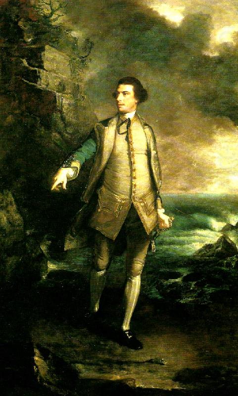 Sir Joshua Reynolds commodore augustus keppel china oil painting image